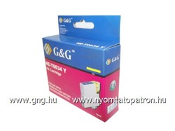 Epson To634 (T063440) Sárga Tintapatron Komp. G&G