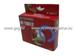 Epson To612 (T061240) Kék Tintapatron Komp. RED